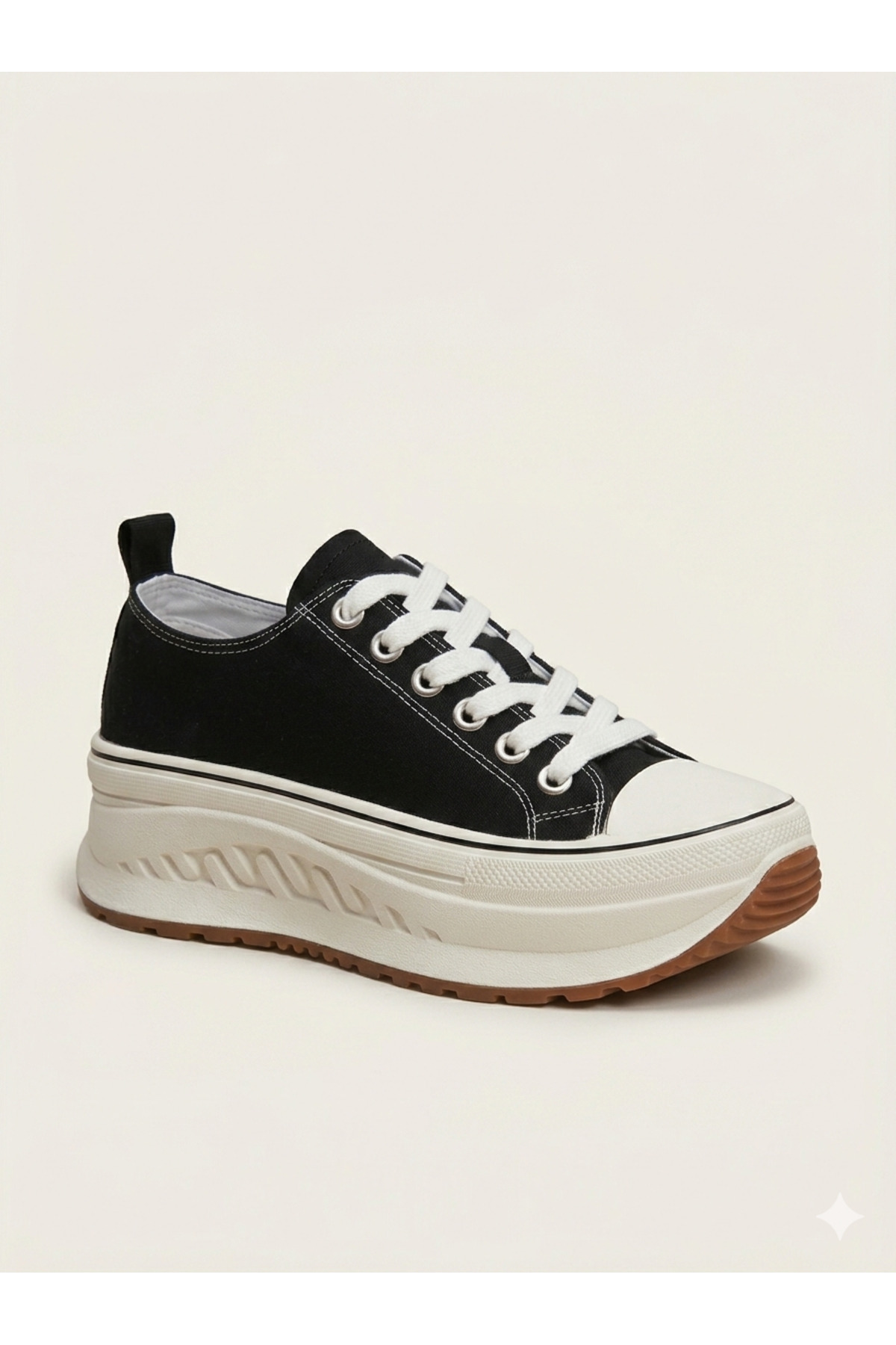 Lufian Kalın Taban Bağcıklı Sneaker 121230092