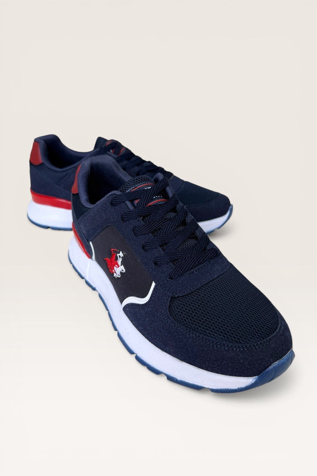 Erkek Ortopedik Airfile Günlük Yürüyüş Koşu Sneaker Spor Ayakkabı LACİVERT — سفید 3456 — تصویر 2 از 6