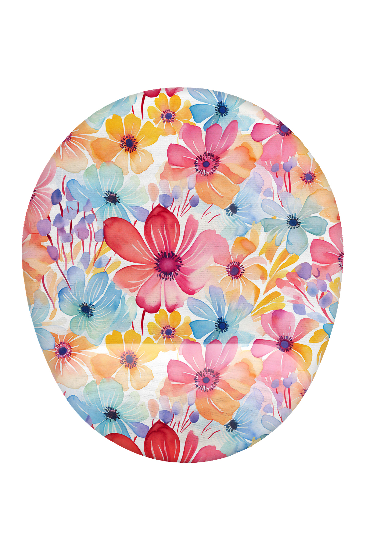 Flower Pattern Wrist Support Mouse Pad Ergonomic Anti-Slip Base Mousepad Mouse Pad