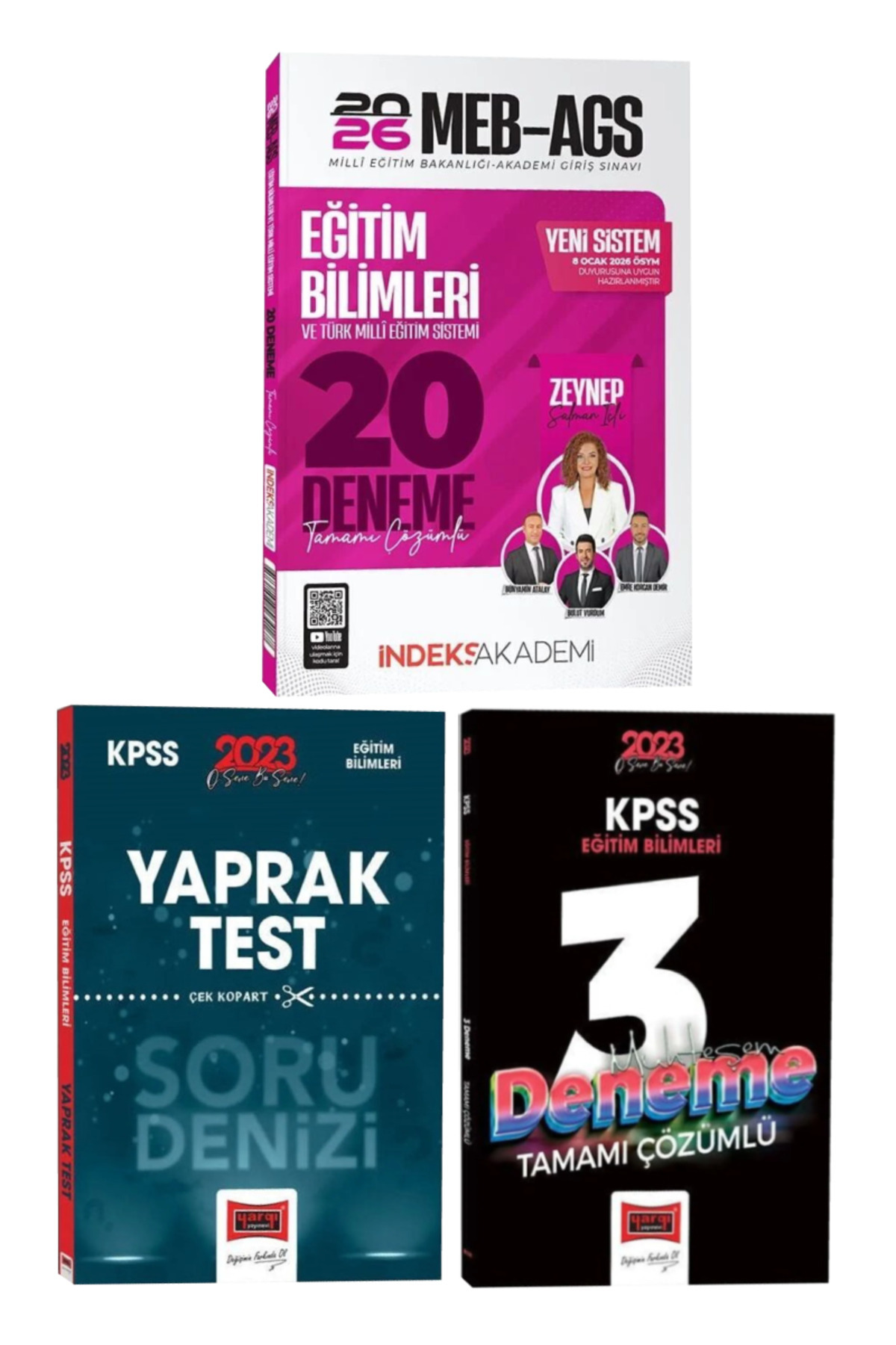 İndeks Akademi 2026 MEB-AGS Eğitim Bilimleri ve Türk Milli Eğitim