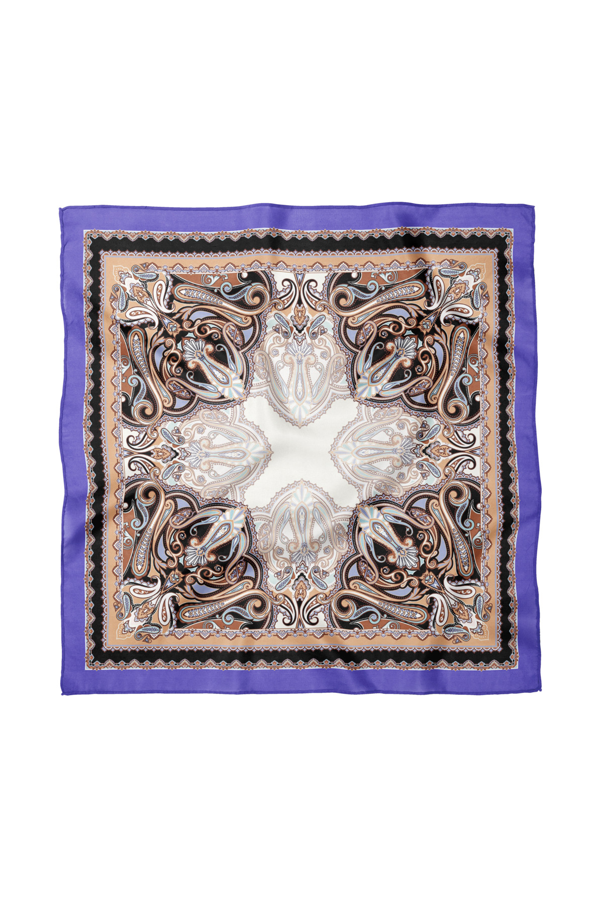 Ethnic Shawl Patterned Scarf / Bandana 70x70cm