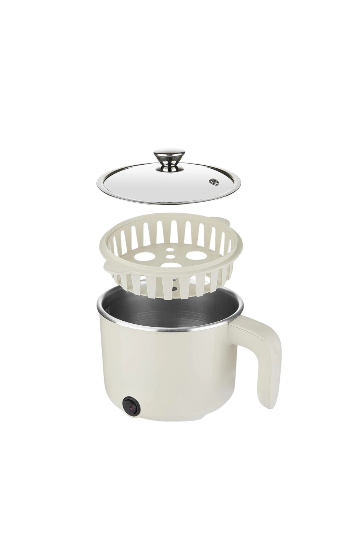 Eco Lounge Mini Elektrikli Yemek Pişirici 1 Litre Buharlı Pişirme Tepsili Mutfak Tenceresi fotoğrafı 3 (önizleme)