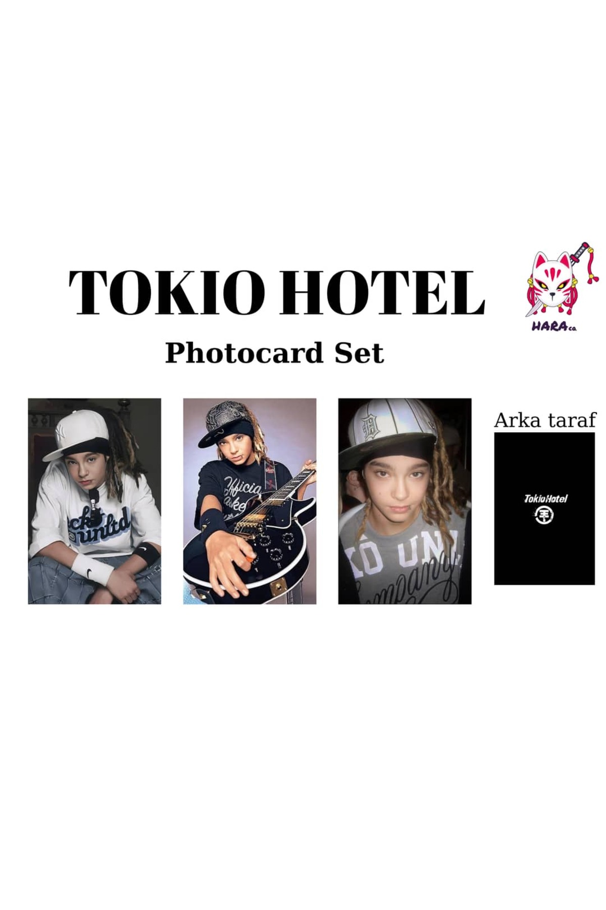 Hara Company Tokio Hotel Photocard Seti / Koleksiyon Kartı Seti v2