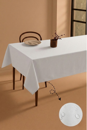 Soft Kare Sıvı Geçirmez Duck Kumaş Masa Örtüsü – Leke Tutmaz, Silinebilir, De...