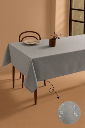 Soft Kare Sıvı Geçirmez Duck Kumaş Masa Örtüsü – Leke Tutmaz, Silinebilir, De...