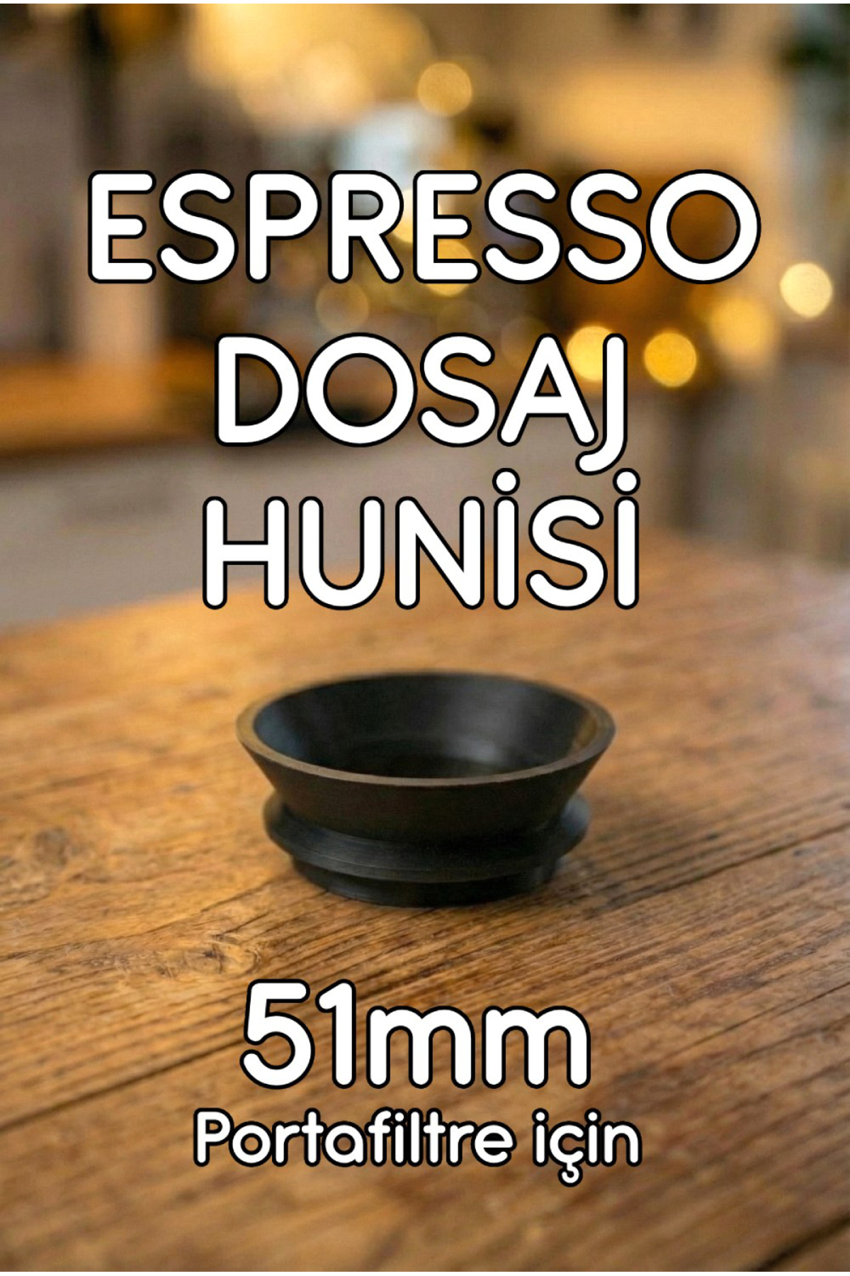 Saule 51mm Portafiltre Dozaj Halkası, Dozaj Hunisi, Kahve Dökme