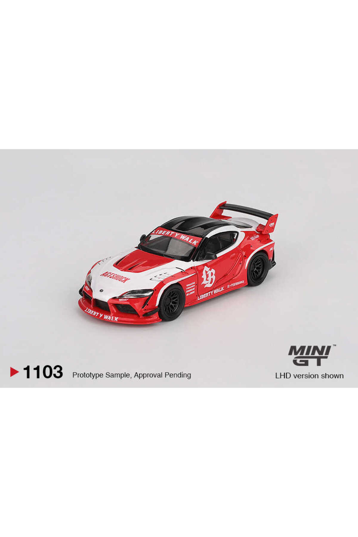 mini gt 1103 1/64 LB-WORKS Toyota GR Supra Red/White - Fiyatı