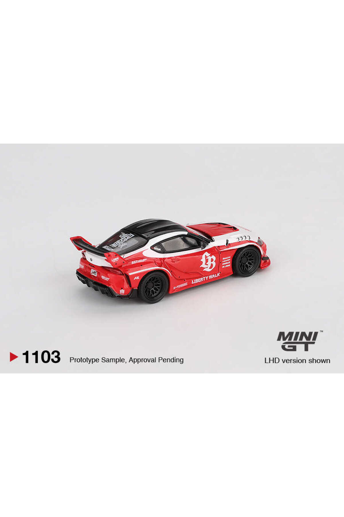 HOT WHEELS (MİNİ GT)1/64 LB-WORKS Toyota GR Supra Red/White
