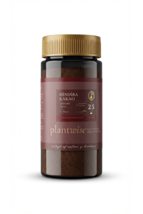 Plantwise Kakaolu Hindiba | %80 Hindiba %20 Kakao | Kafeinsiz | 100g Cam Kavanoz
