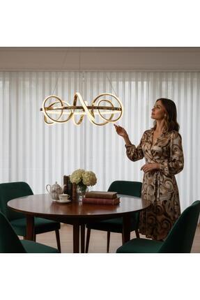RETRO STYLE KUZEY GOLD LED AVİZE 3 RENK