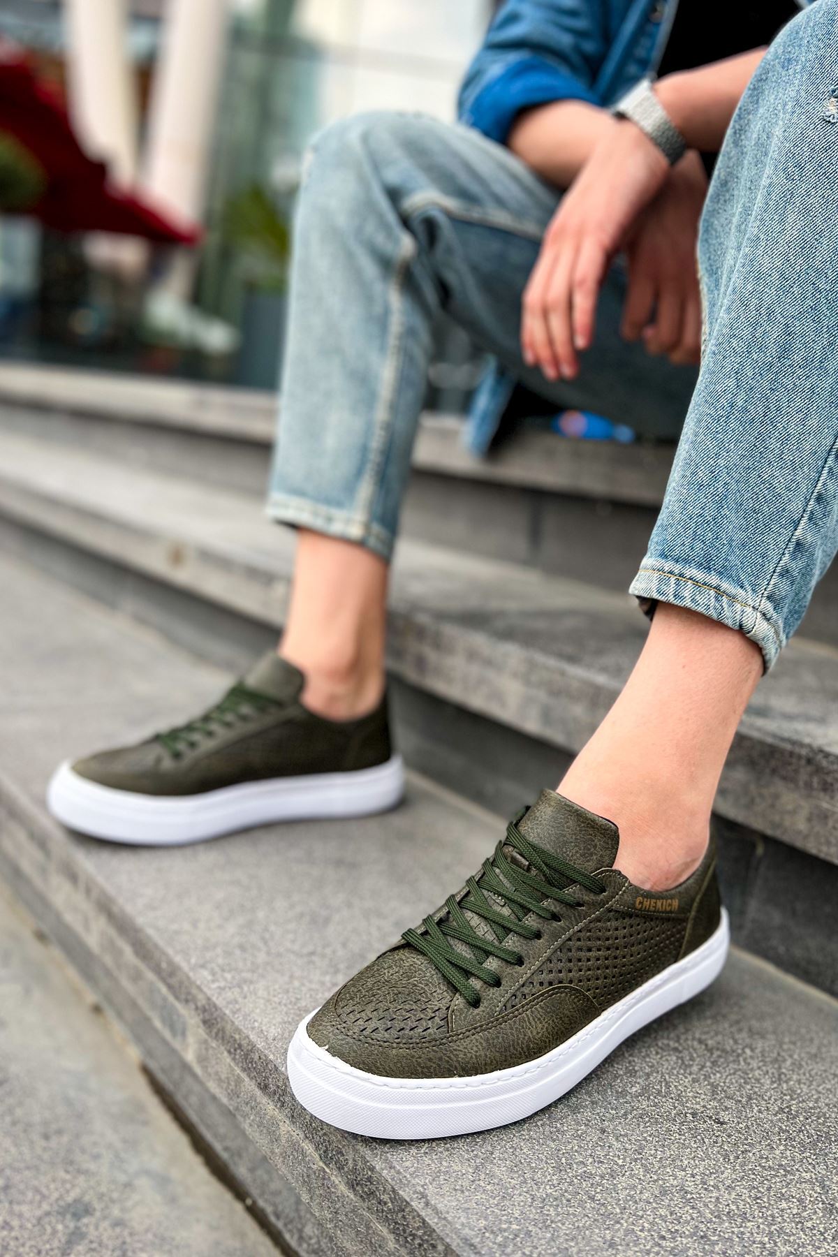 کفش اسنیکر Zapatos مردانه چرم مصنوعی | CH-CH015 - تصویر 4