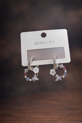 BERF JEWELLERY Kelebekli Prenses Küpe