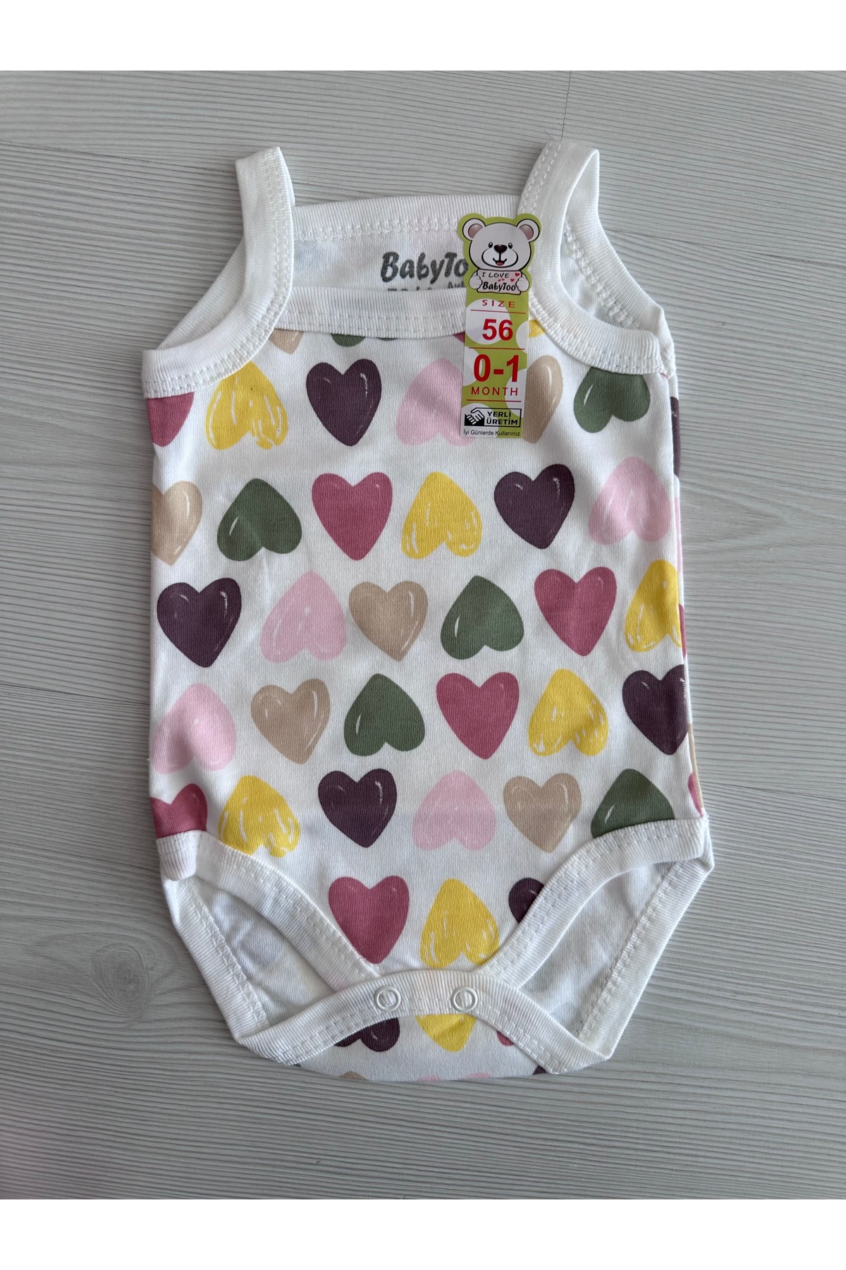 Babytoo ip askılı 3Lü bebek badi seti fotoğrafı 4 (önizleme)