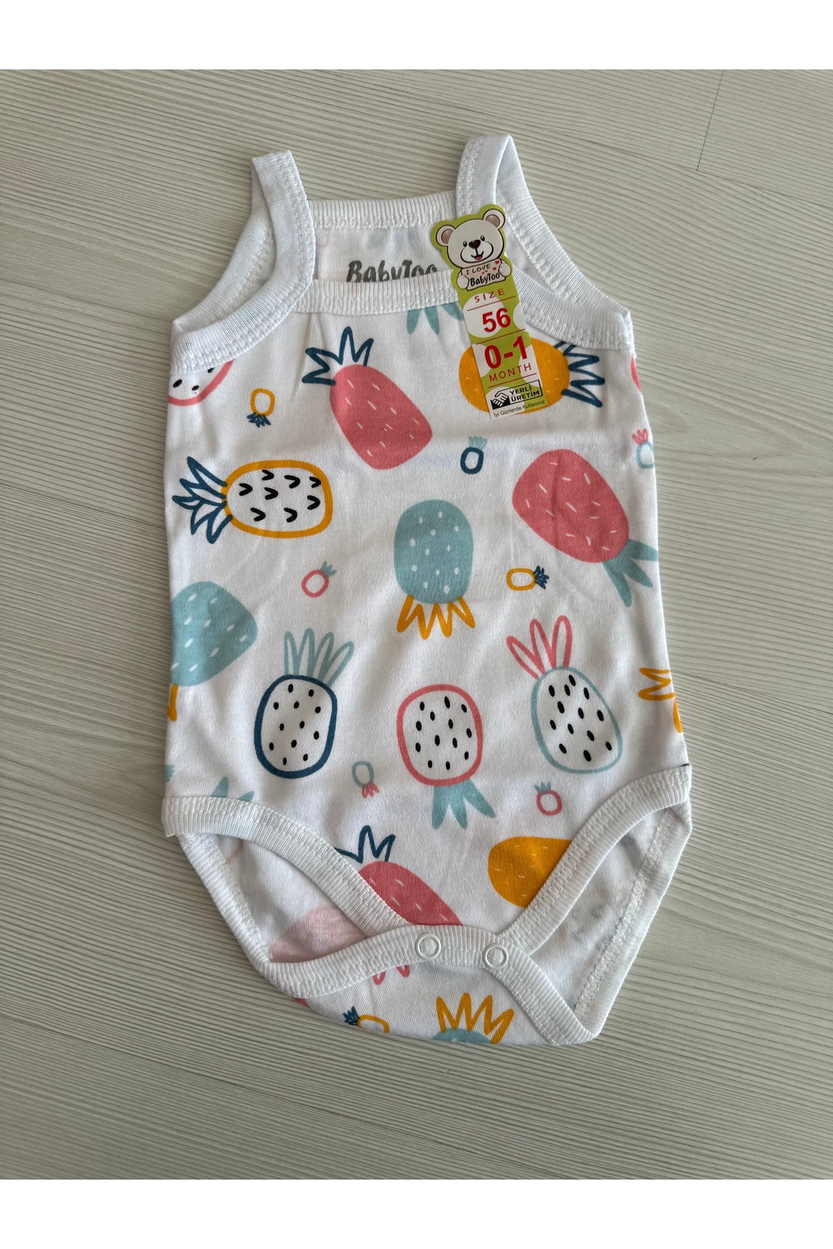 Babytoo ip askılı 3Lü bebek badi seti fotoğrafı 2 (önizleme)