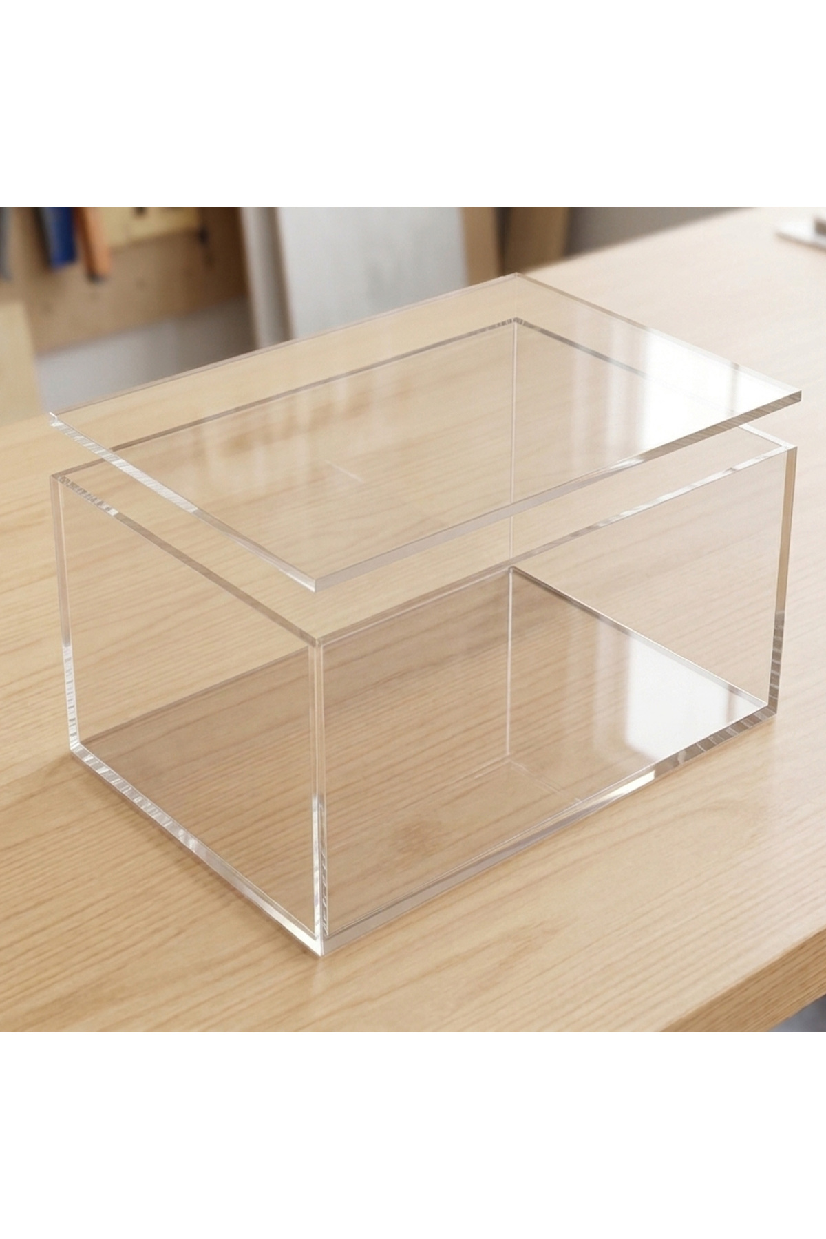 Multipurpose Storage Box with Transparent Lid (15cm x 10cm x 10cm)