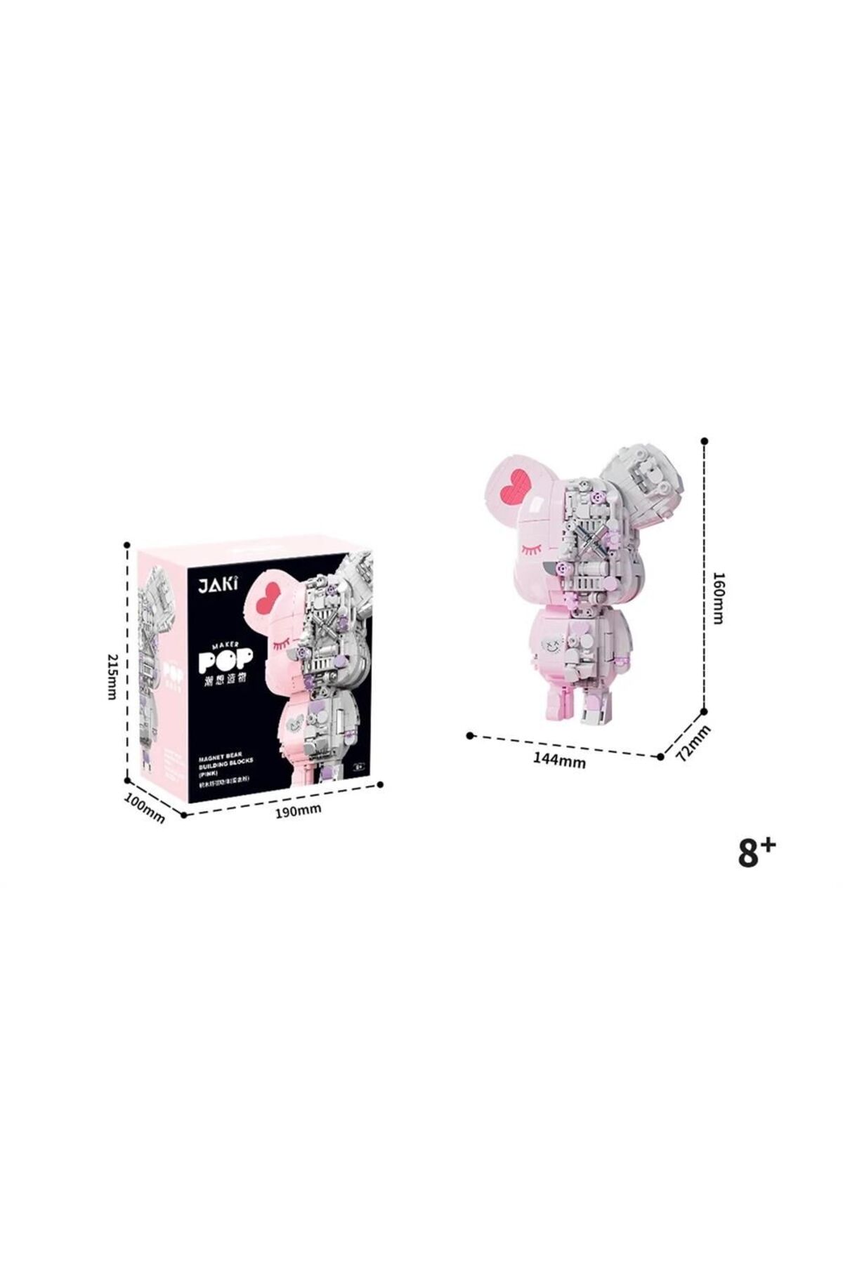 GrupVera JK6250-2 MAKER POP MIKNATISLI SİYAH BLOK -ZRV fotoğrafı 4 (önizleme)