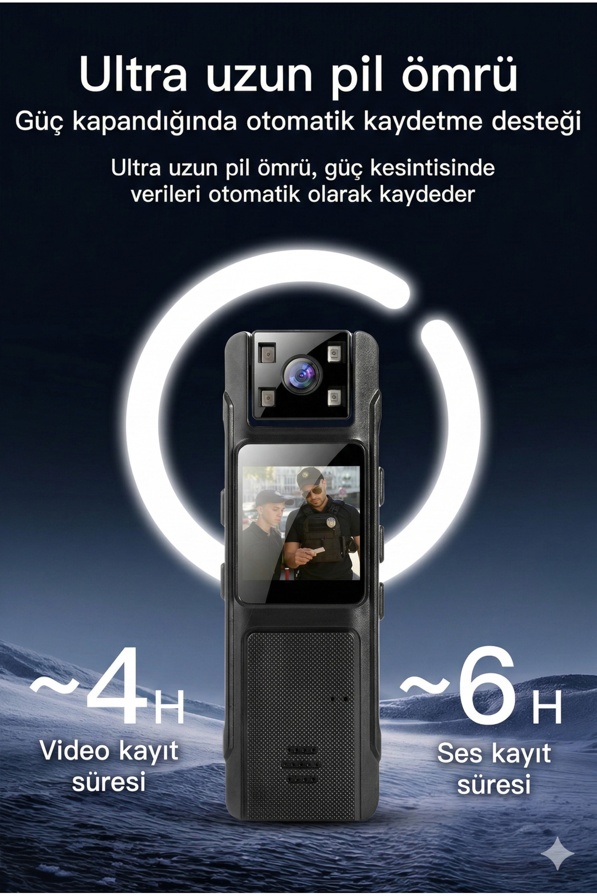 1080P Wifi Dijital Mini Aksiyon Gece Görüşlü Giyilebilir Kamera 180 Derece Döndürülebilir