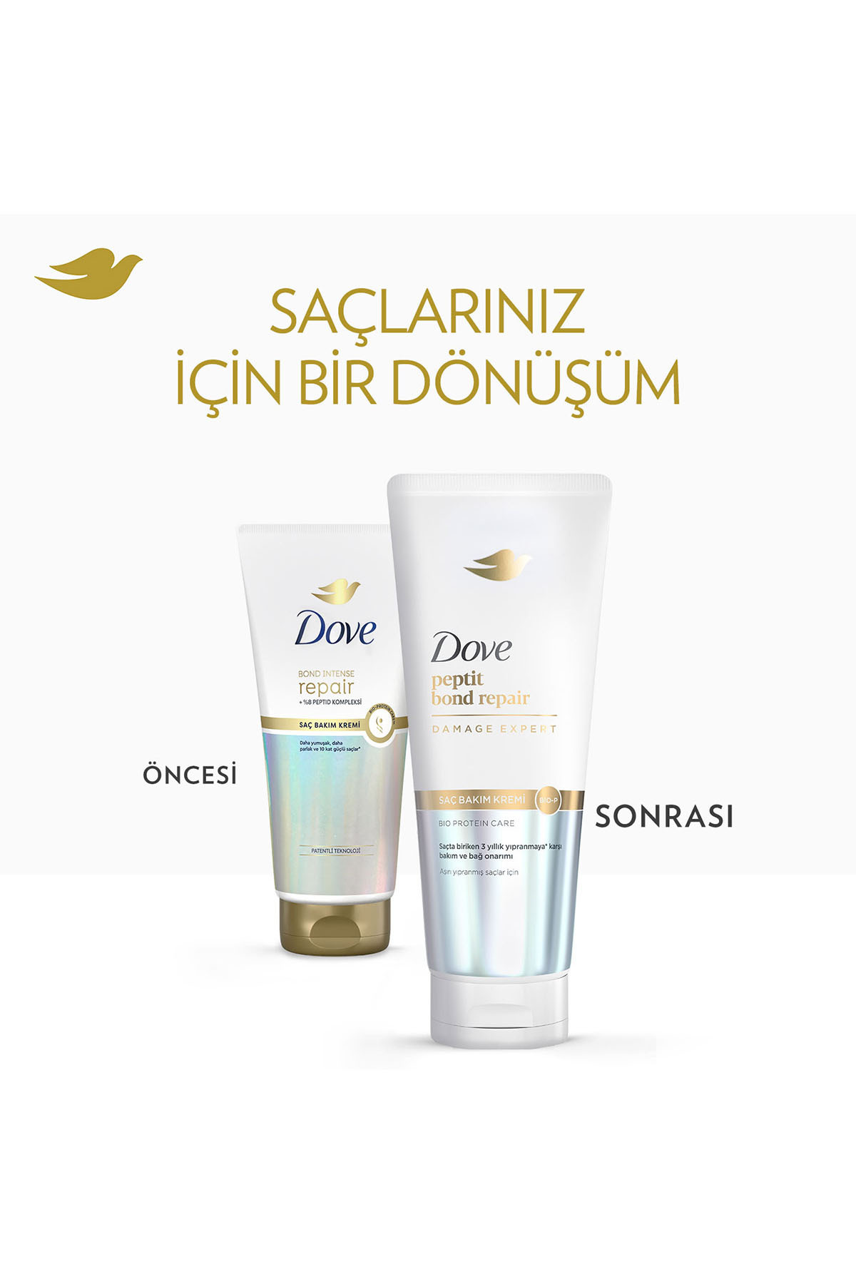 Kurtarıcı Onarıcı Saç Bakım Kremi Peptit Bond Repair 250 ml x2 — SET.UNİ.10900 — تصویر 6 از 9