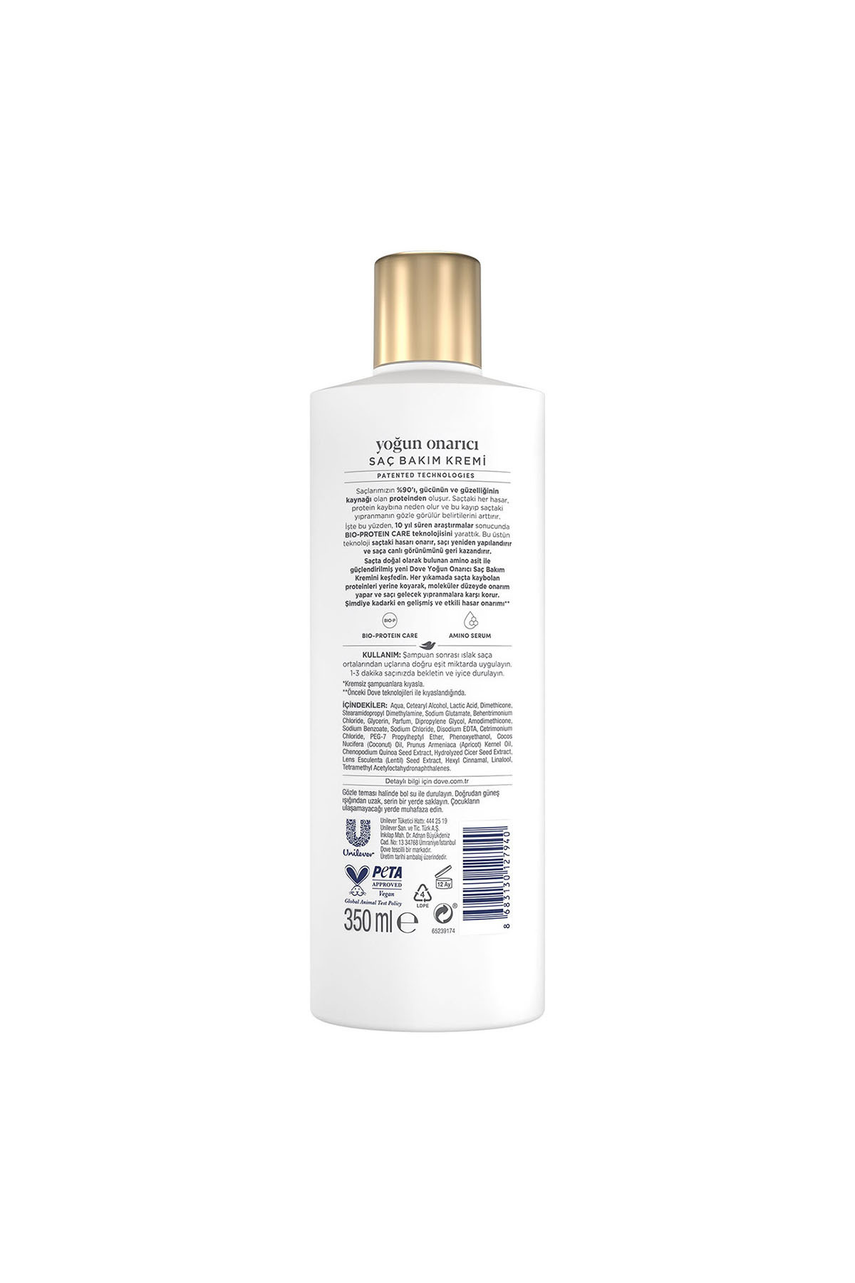 Saç Bakım Kremi Amino Serum Yoğun Onarıcı 350 ml x2 — SET.UNİ.10895 — تصویر 8 از 8