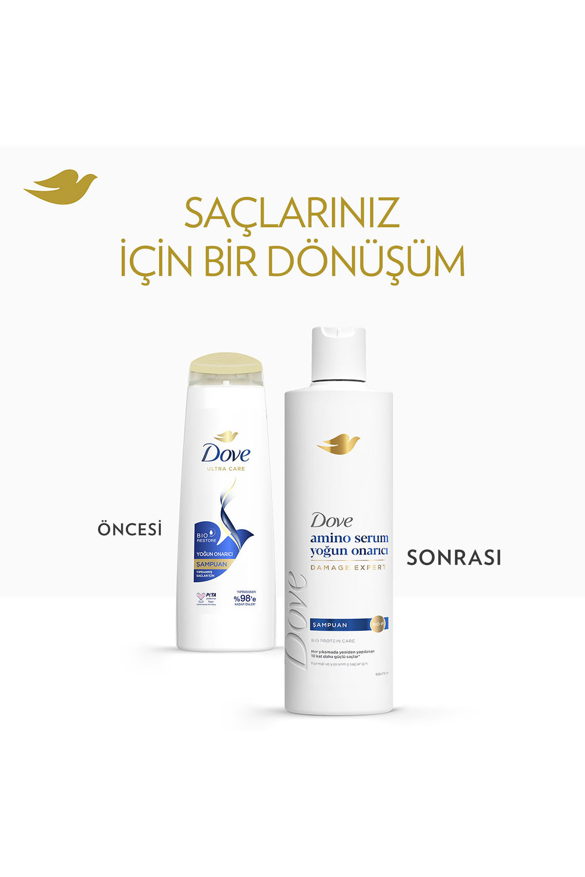 Şampuan Amino Serum Yoğun Onarıcı 375 ml x3 — SET.UNİ.10894 — تصویر 6 از 9