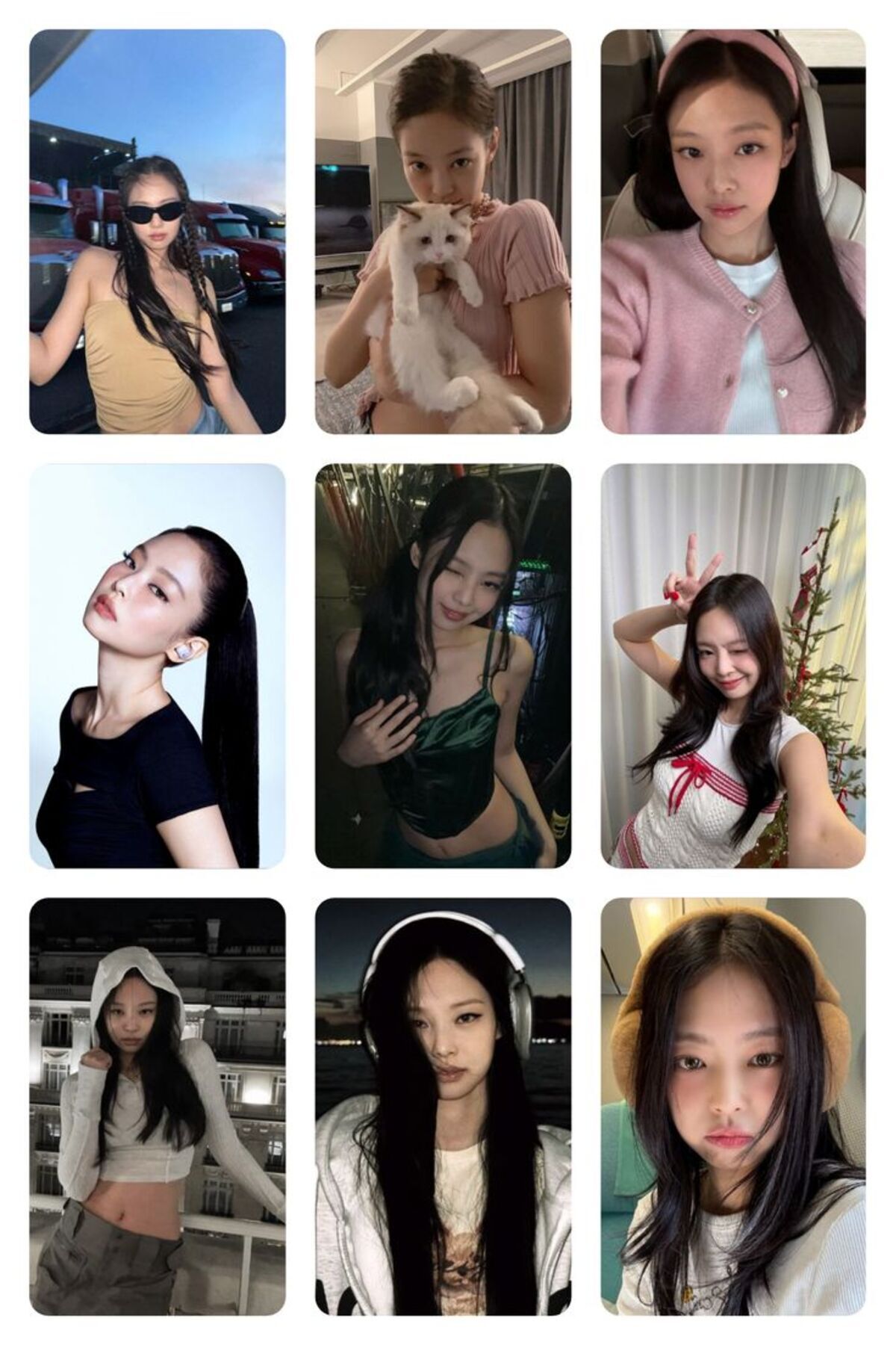 animeandyourworld BLACKPİNK JENNİE ROSE JİSOO LİSA 1 ADET FOTOKART