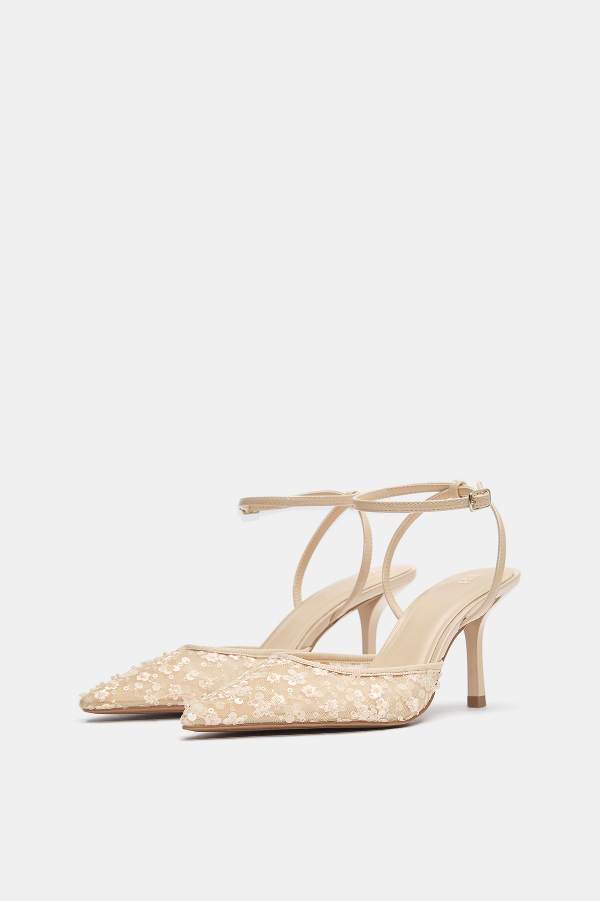 Pull & Bear  Süslü topuklu ayakkabı - Görsel 4