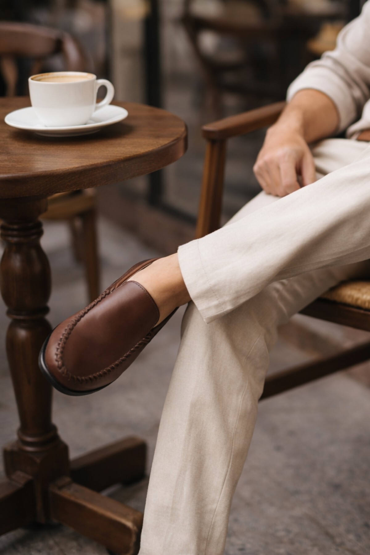 MUGGO WİLLS Hakiki Deri Bağcıksız Erkek Günlük Klasik Loafer Ayakkabı görsel 8