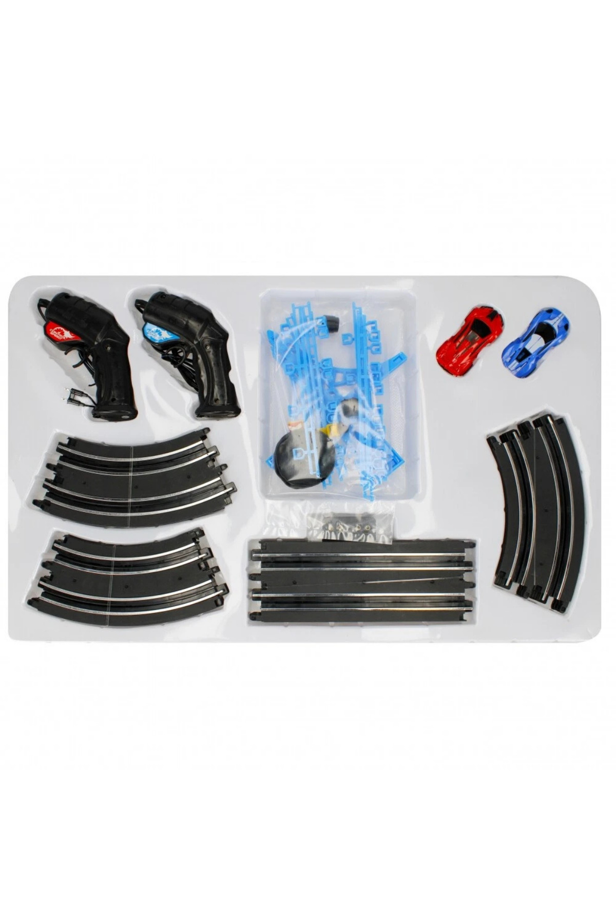 craftivio Slot Racing 2 Araçlı Yarış Seti - 204 cm Pist Uzunluğu - 1:64 Die-Cast Metal Arabalı Yarış Pisti fotoğrafı 4 (önizleme)