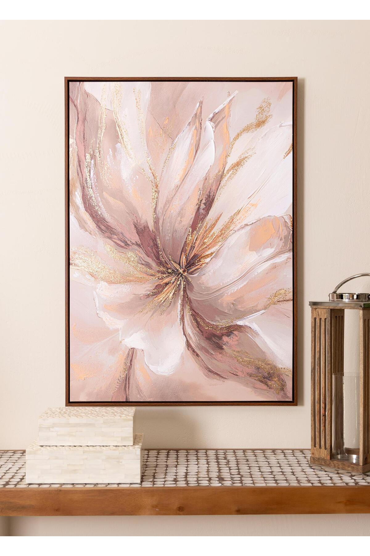 Neutral Floral Kanvas Tablo 70x100 cm TBL0106