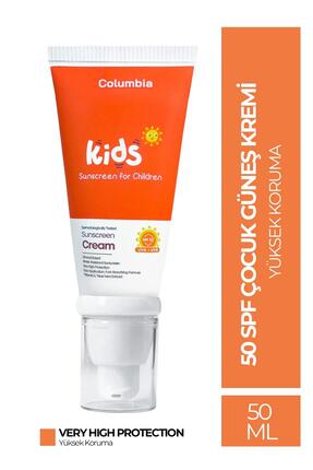 Columbia Çok Yüksek Koruma 50 SPF Çocuk Güneş Kremi 50 ML
