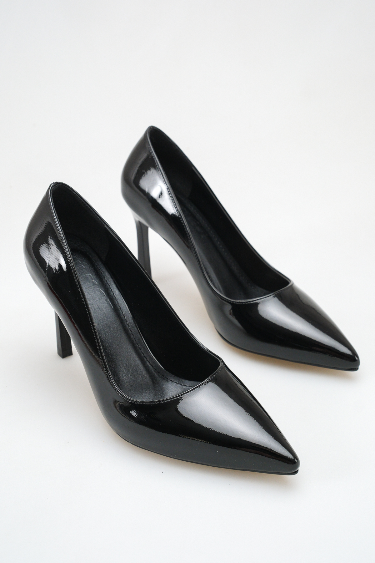 Black Spring Pointed Toe Stiletto Slim Heels Classic Stylish Office Casual Women's Shoes