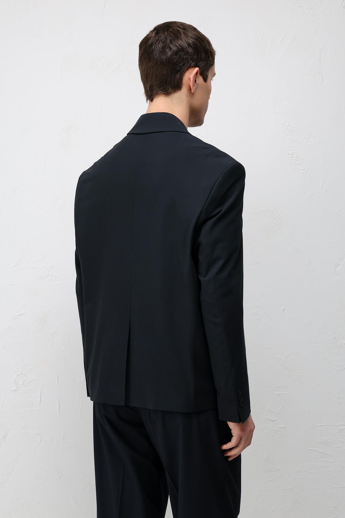 Antioch  Lacivert Relaxed Fit Erkek Blazer Ceket - Görsel 8