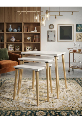 Fanus serisi 3'LÜ Zigon Sehpa MDF