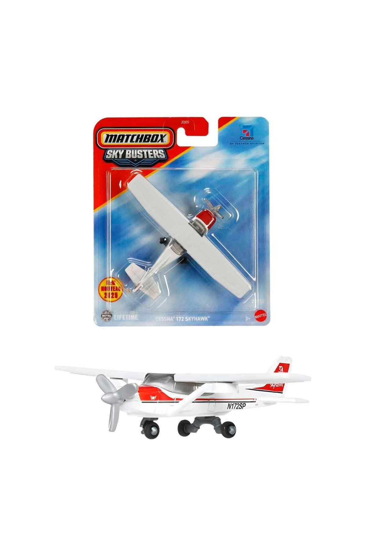 TOYFEST Metal Gövdeli Sky Busters MBX Cessna 172 Skyhawk Uçak