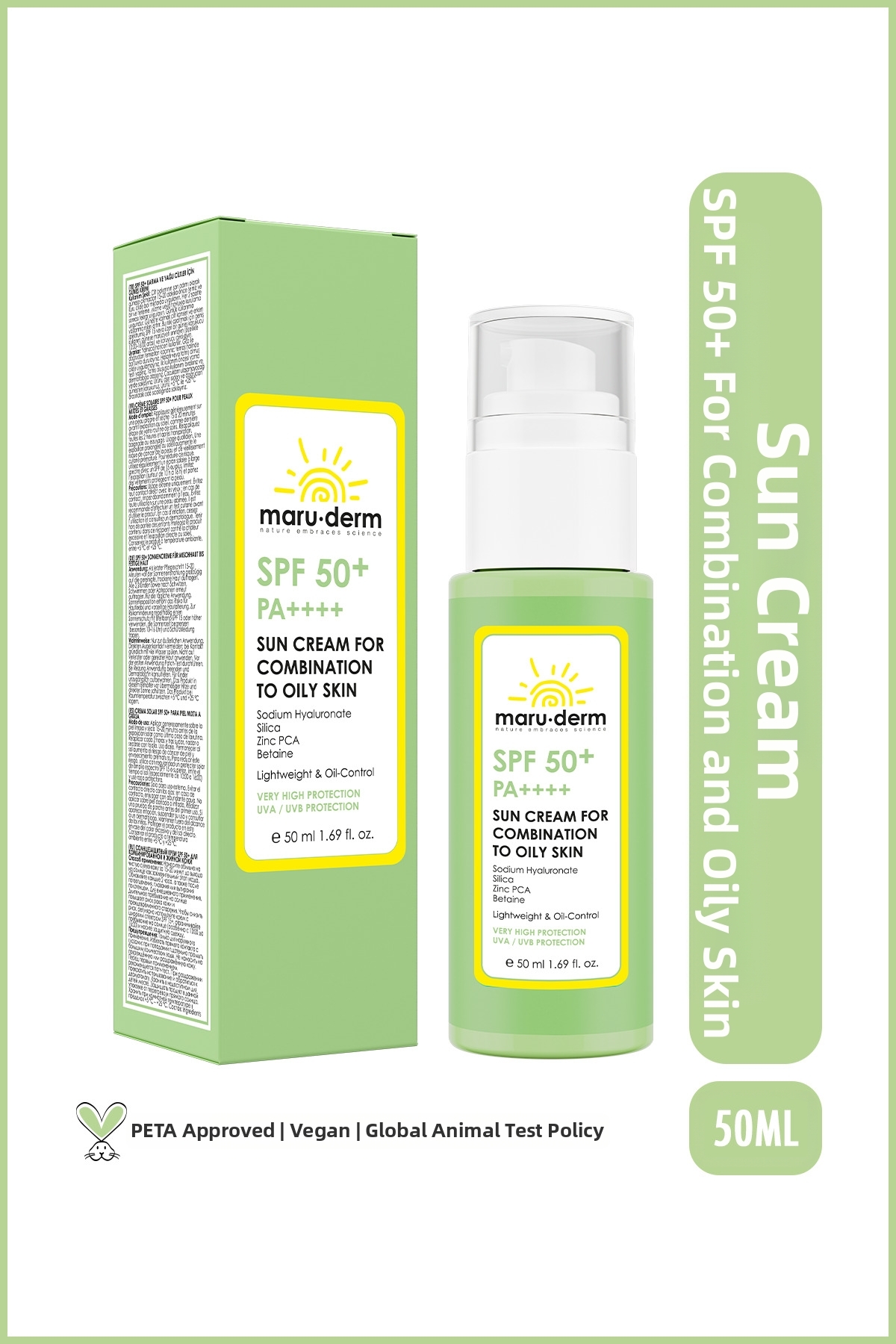واقي من الشمس للبشرة المختلطة والدهنية بعامل حماية من الشمس SPF 50+ PA++++ | الجيل الجديد الكوري ا