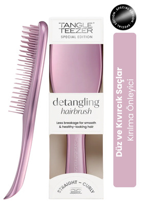 Tangle Teezer Ultimate Detangler Chrome Mauve Copper Islak & Kuru Düz ve Kıvı...