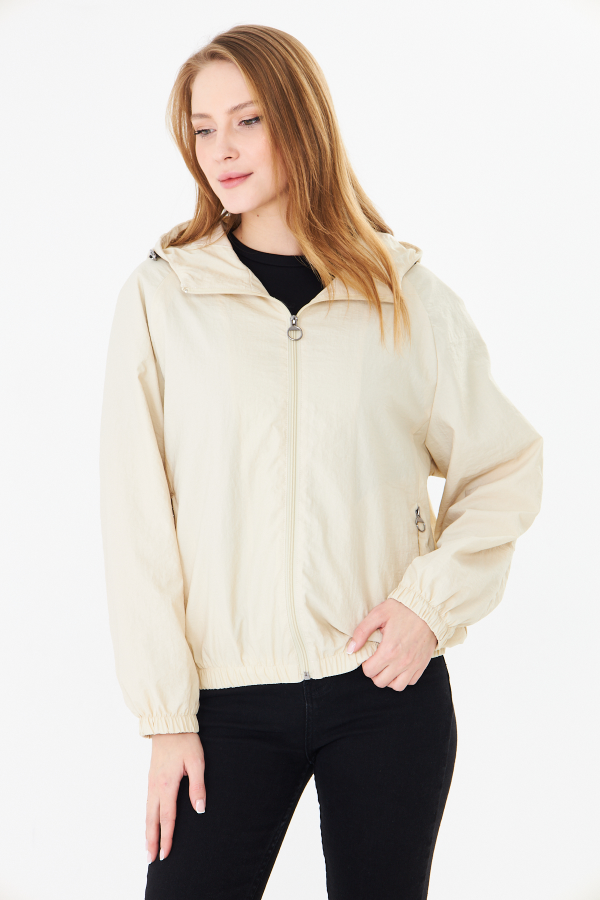 WOMEN'S RAINCOAT Hooded Women's Raincoat