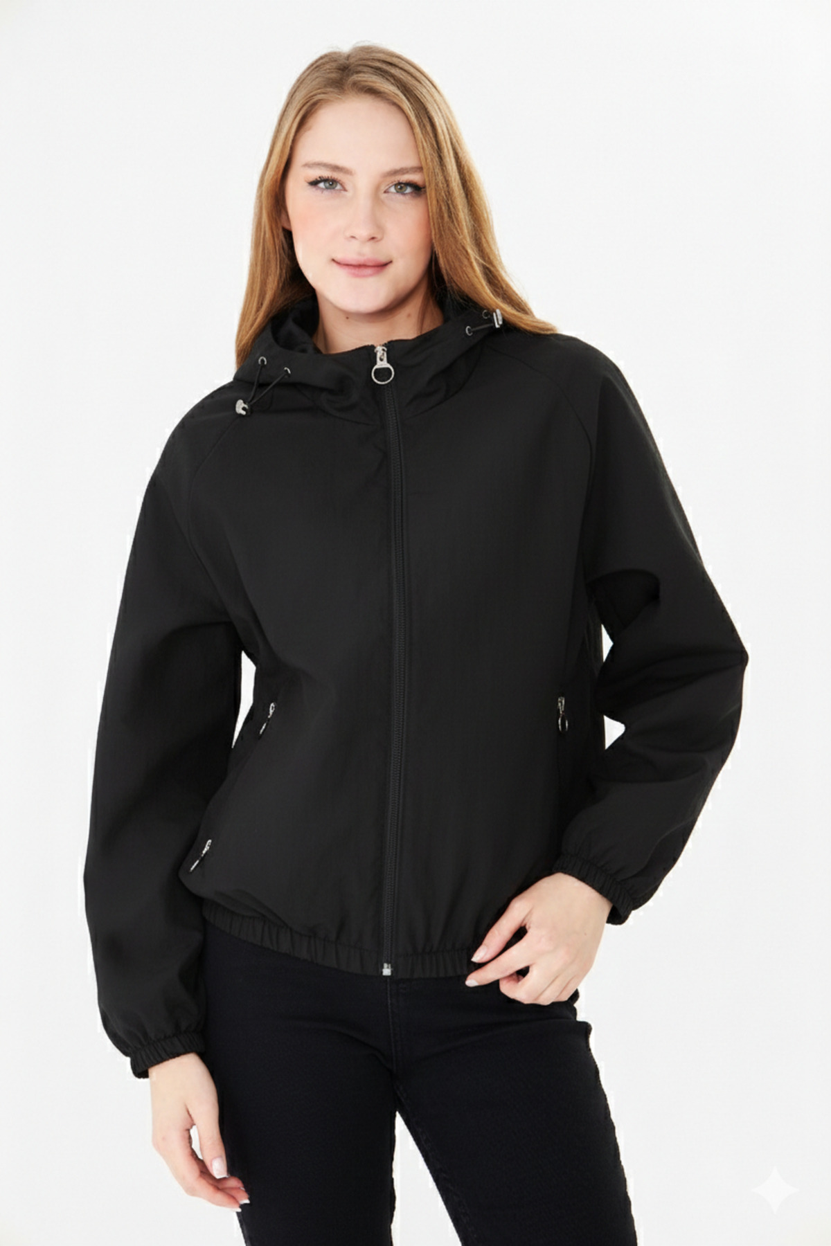 WOMEN'S RAINCOAT Hooded Women's Raincoat