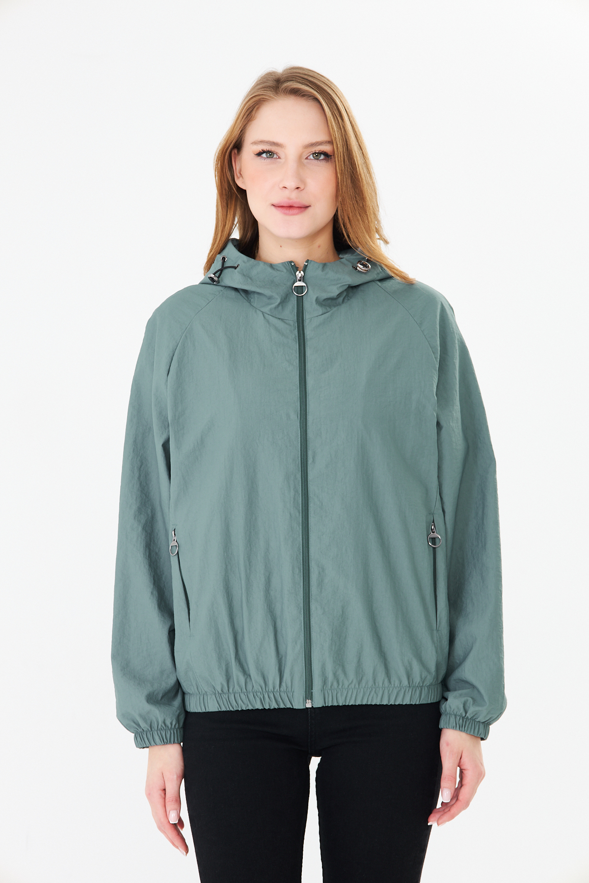 WOMEN'S RAINCOAT Hooded Women's Raincoat