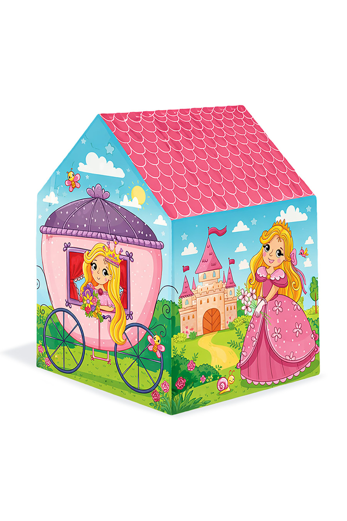Molie Unicornlu Pembe Prenses Şato Kız Çocuk Oyun Çadırı fotoğrafı 3 (önizleme)