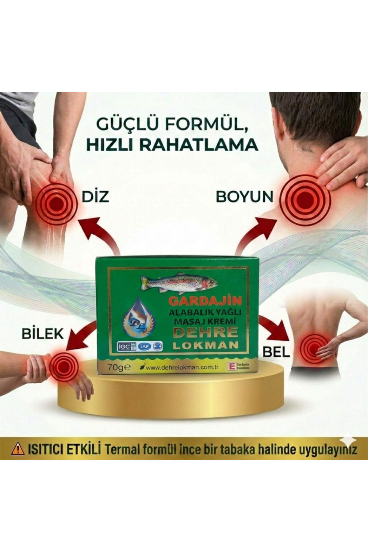 کرم ماساژ روغن ماهی قزل آلا گارداجین ۷۰ گرم (برای زانو، کمر، گردن، عضلات و مفاصل) — med-001 — تصویر 6 از 8