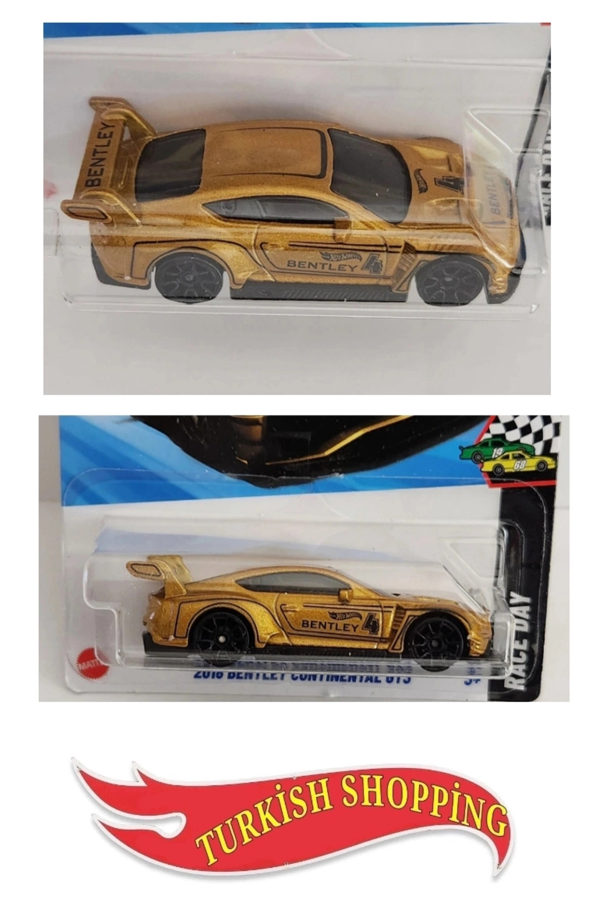 HOT WHEELS 1/64 Ölçek 2025 Case 2018 Bentley Continental Gt3 fotoğrafı 2 (önizleme)