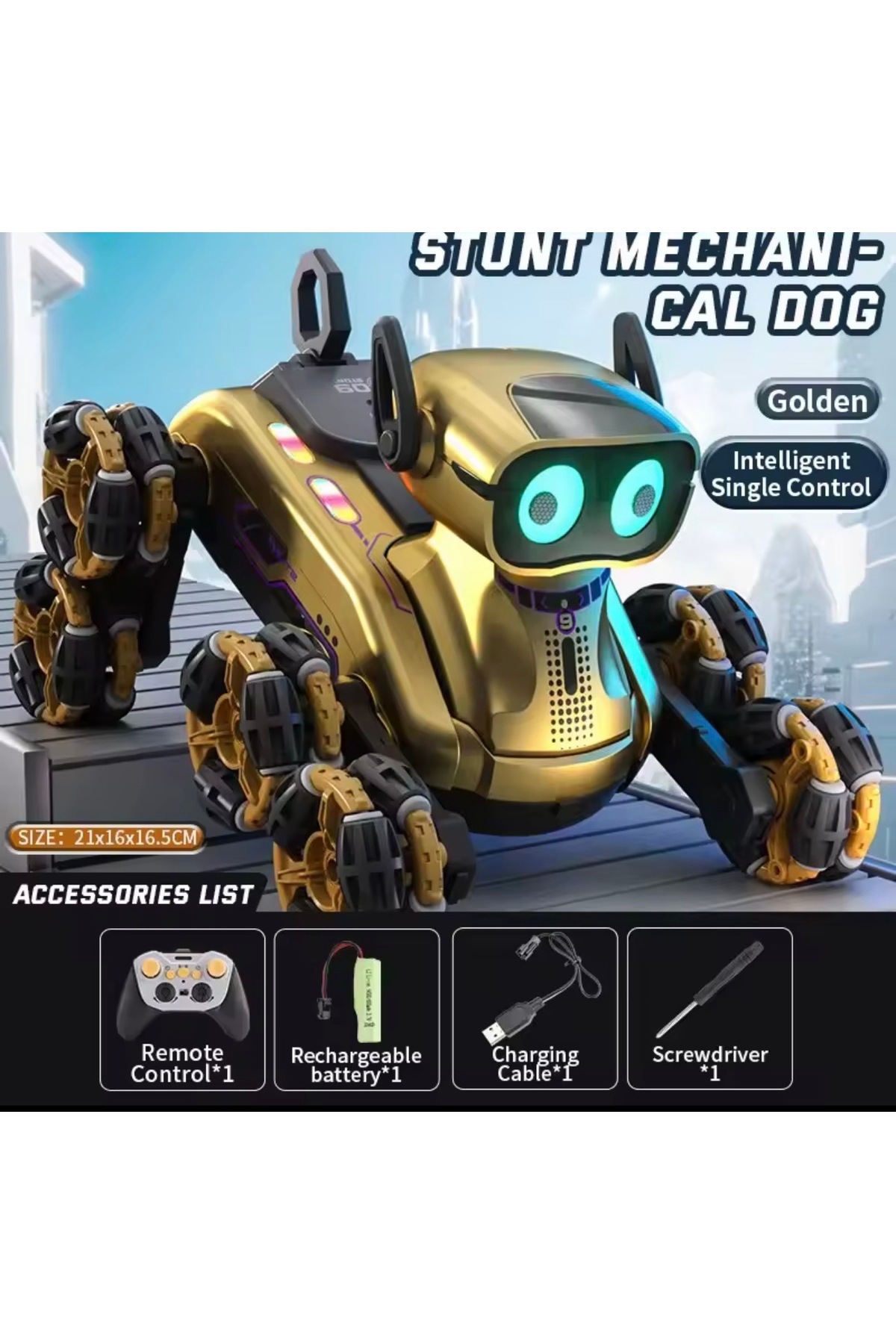 DİĞER1111 oyuncak 2.4Ghz uzaktan kumandalı ve sensörlü şarjlı 8 teker akrobat köpek müzikli ve led ışıklı fotoğrafı 4 (önizleme)