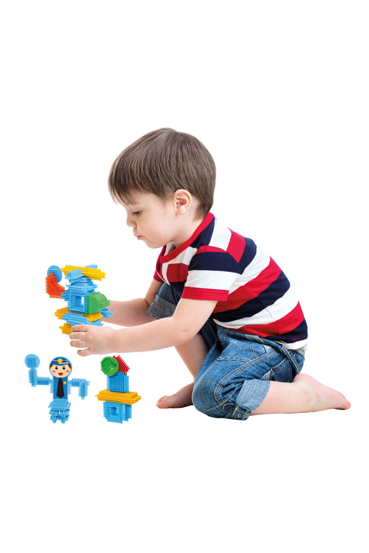 a v d a 55 Parça Polis Kaktüs Blok Seti Renkli Kaktüs Bloklar Yapı Oyuncağı fotoğrafı 4 (önizleme)