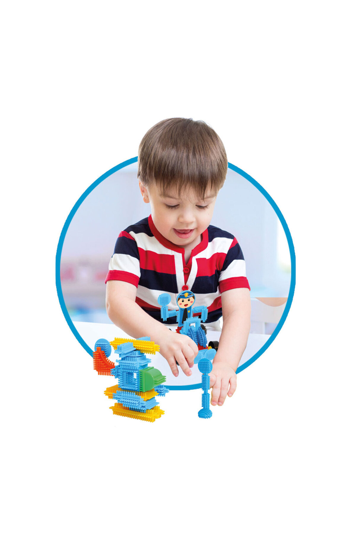 a v d a 55 Parça Polis Kaktüs Blok Seti Renkli Kaktüs Bloklar Yapı Oyuncağı fotoğrafı 5 (önizleme)