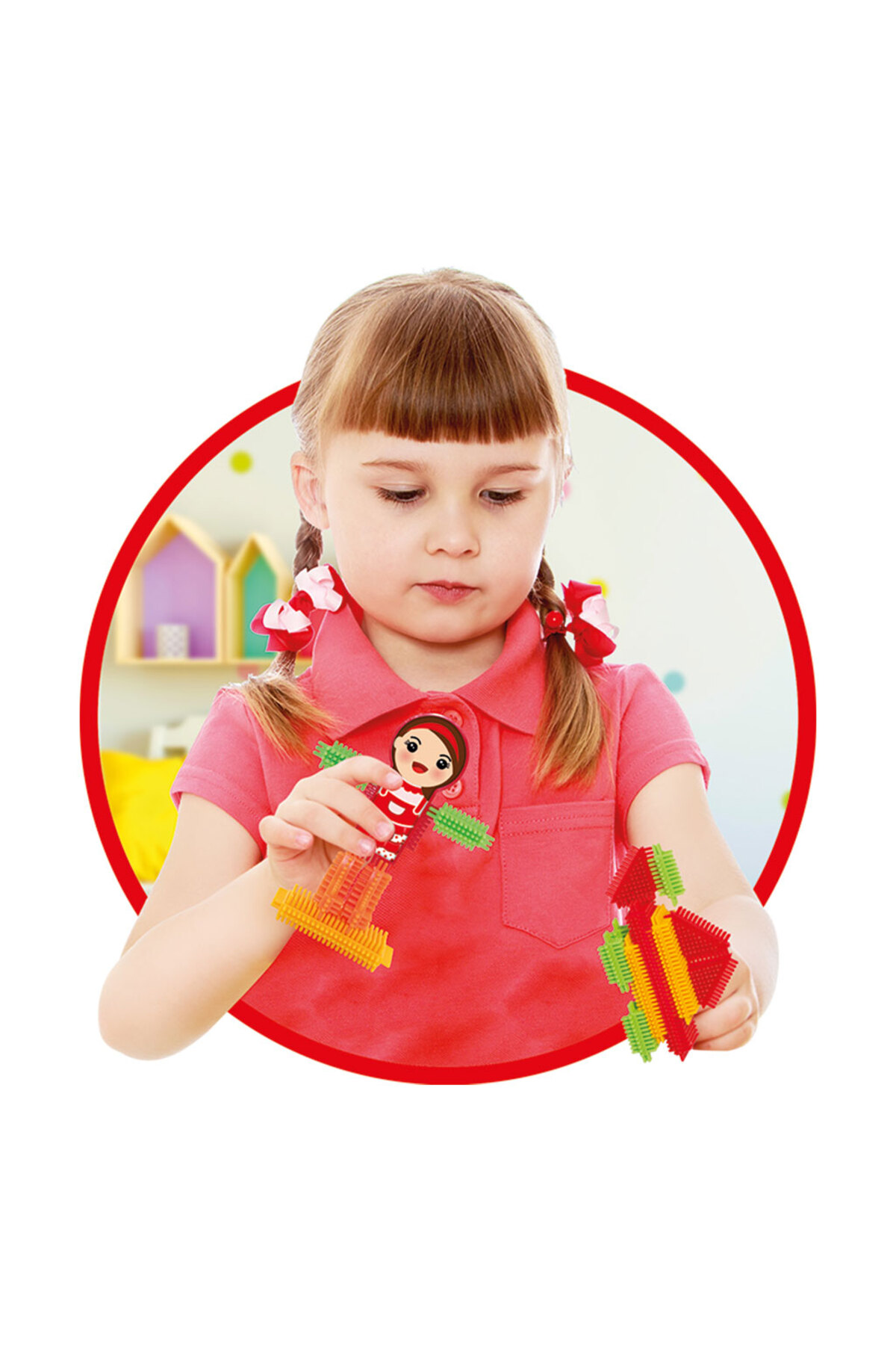 a v d a 120 Parça Kaktüs Blok Seti Renkli Kaktüs Bloklar Yapı Oyuncağı fotoğrafı 5 (önizleme)