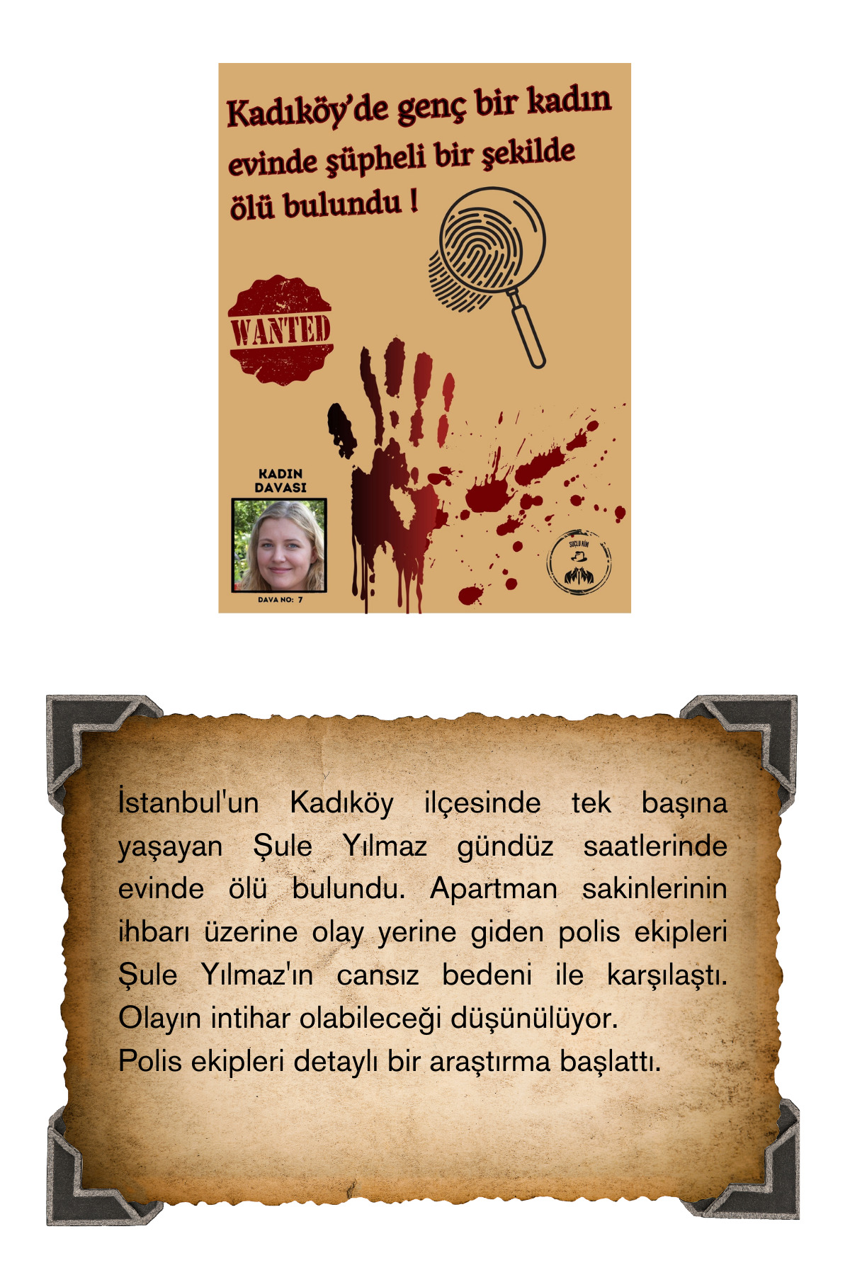 Suçlu Kim Dedektif Oyunu Çözümleme-suçluyu Bulma-katili Bulma-gizem-3'lü Set fotoğrafı 6 (önizleme)