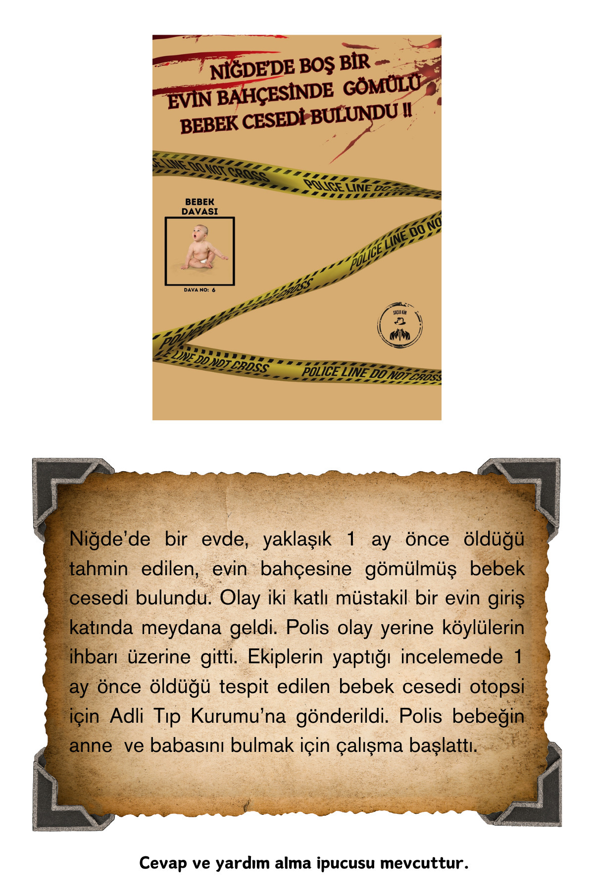 Suçlu Kim Dedektif Oyunu Çözümleme-suçluyu Bulma-katili Bulma-gizem-3'lü Set fotoğrafı 2 (önizleme)