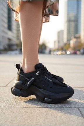 Lufian Stormy Kadın Sneaker Ayakkabı Siyah