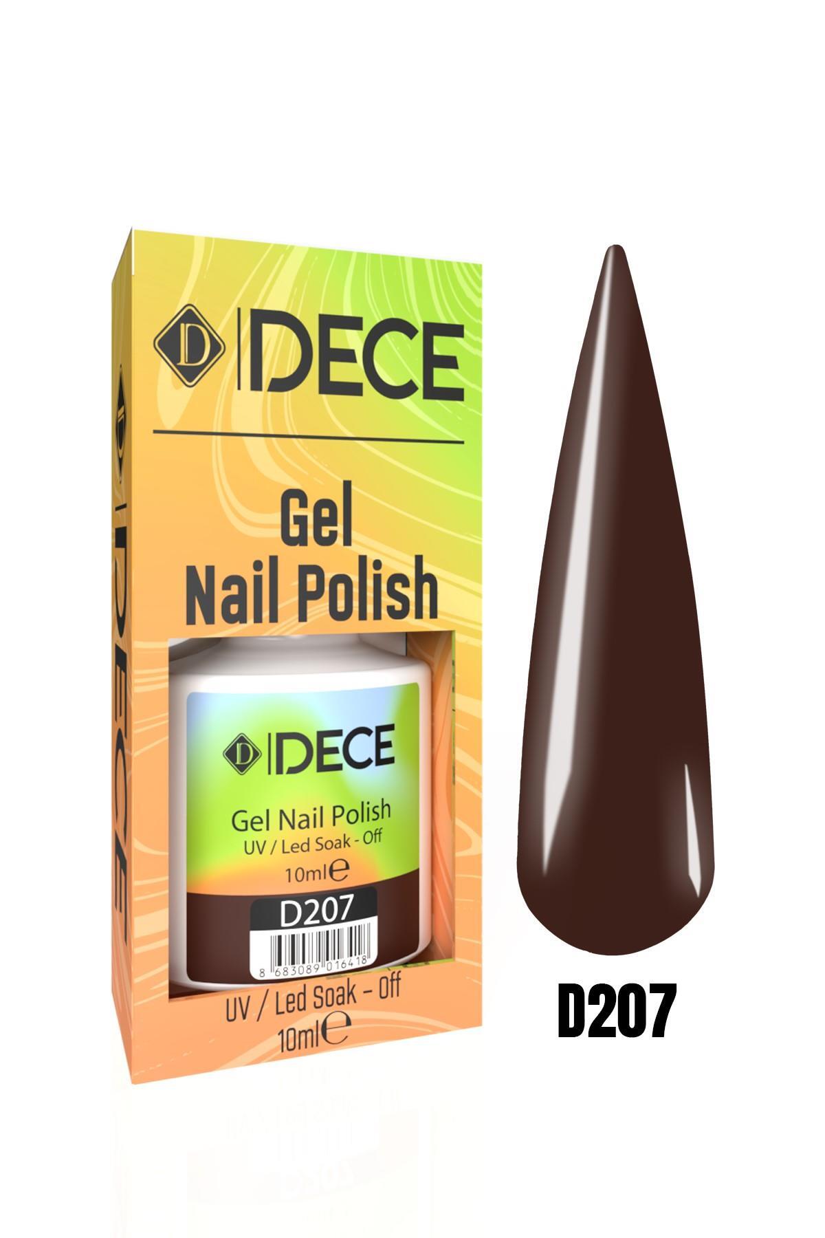 Kalıcı Oje Uv Led D207 (KAHVE SERİSİ) 10ml — قهوه‌ای 868308901603603 — تصویر 2 از 2